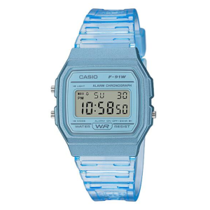 Reloj Casio Blue Jelly - F-91WS-2DF
