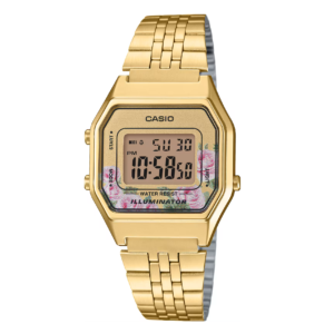 Reloj Casio Vintage Gold Floral - LA680WGA-4CDF