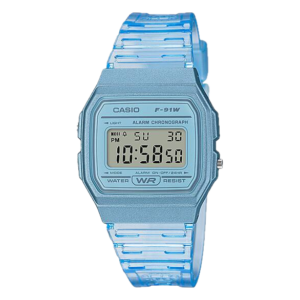 Reloj Casio Blue Jelly - F-91WS-2DF