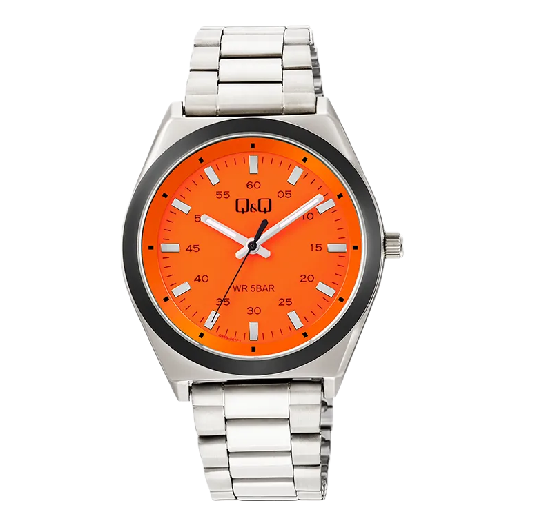 Reloj Q&Q Hombre Plateado - Q80B-001PY